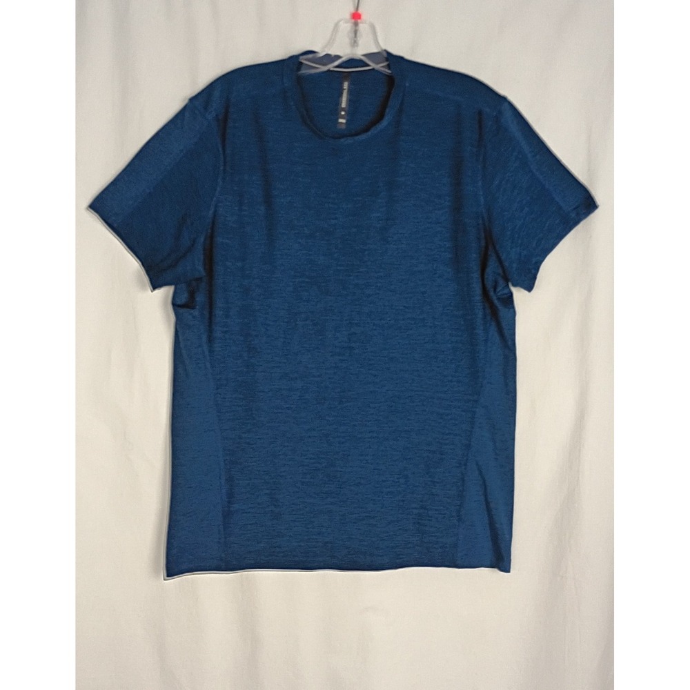 Ten Thousand The Versatile Shirt Mens Sz M Blue Mesh Short Sleeve Training